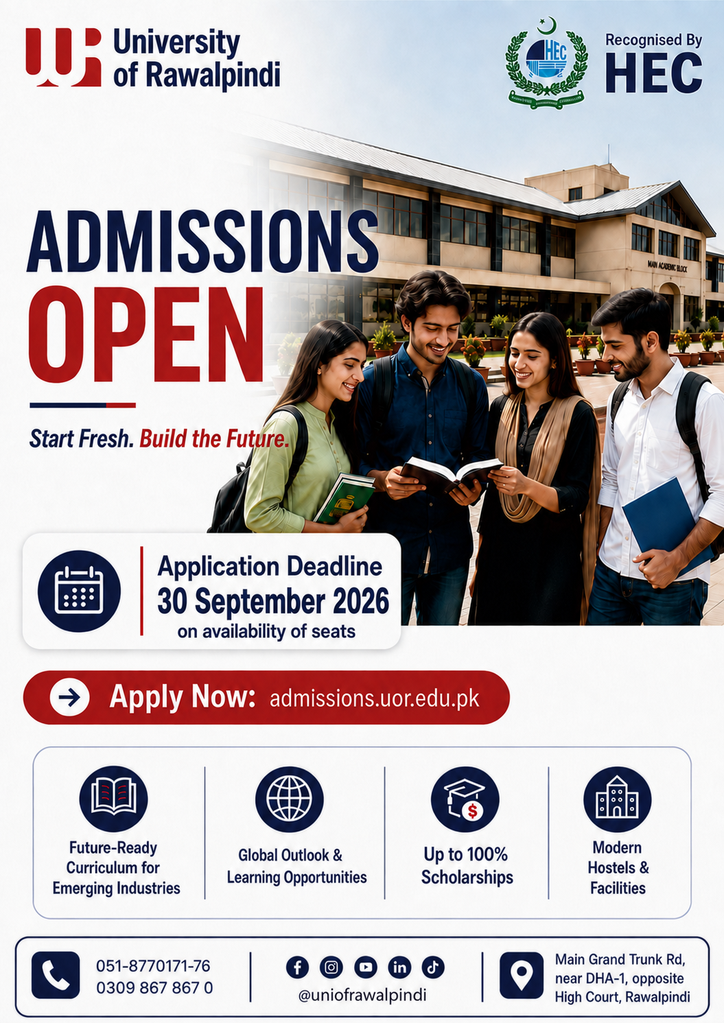 Admissions Open — Apply Now