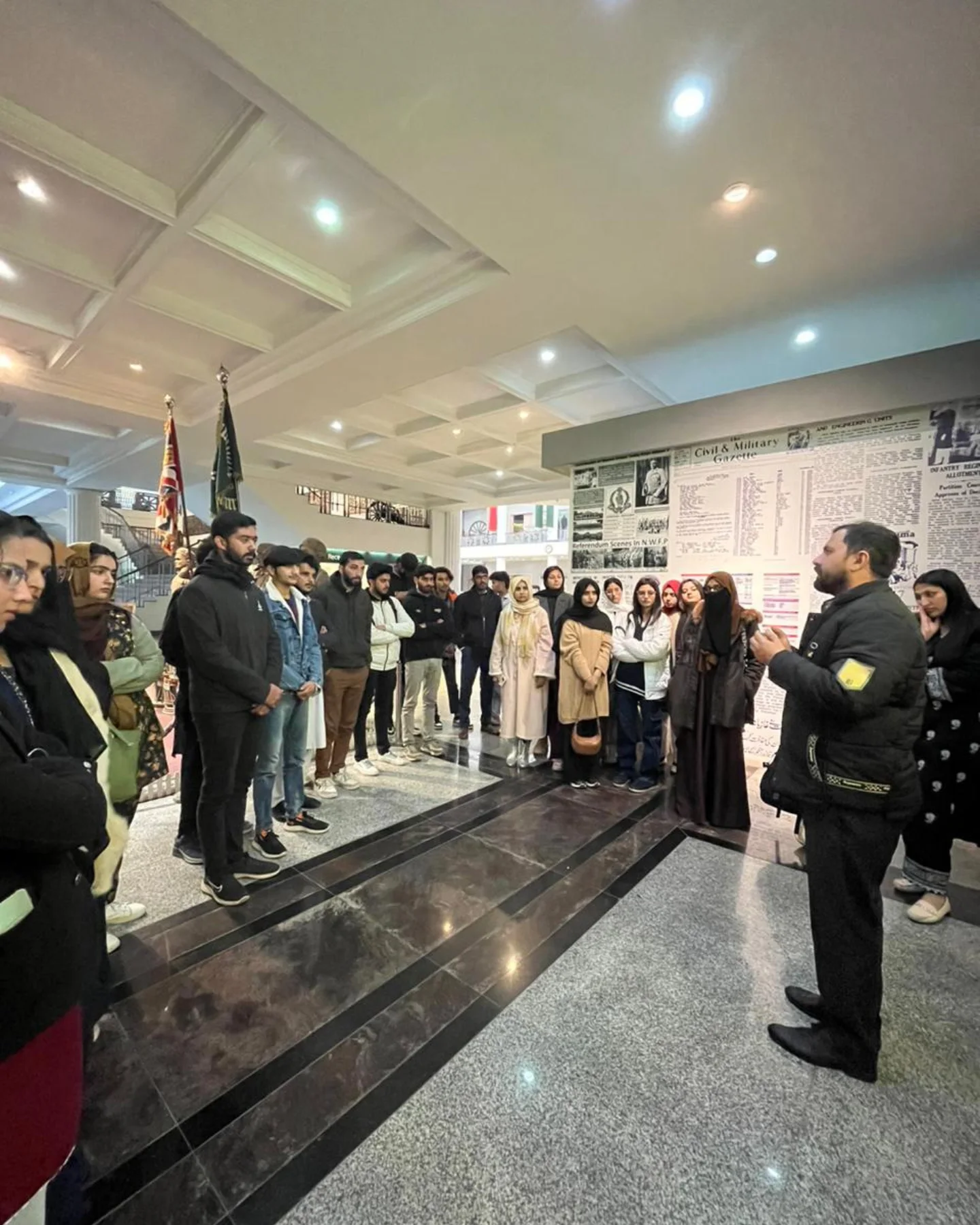 UOR students participating in an industry visit