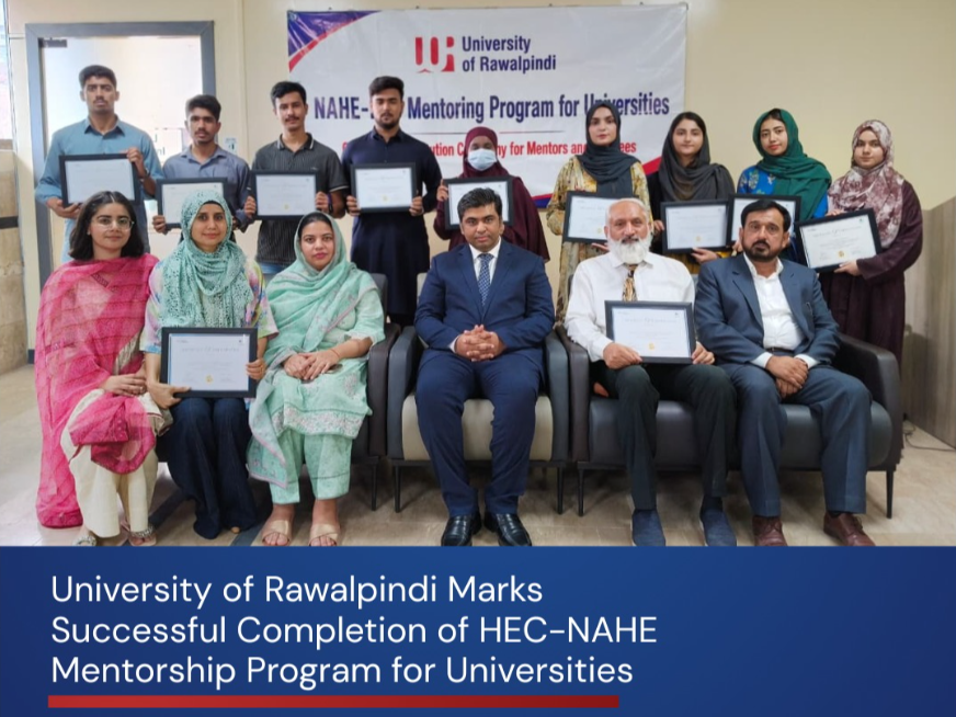 University of Rawalpindi Marks Successful Completion of HEC-NAHE Mentorship Program