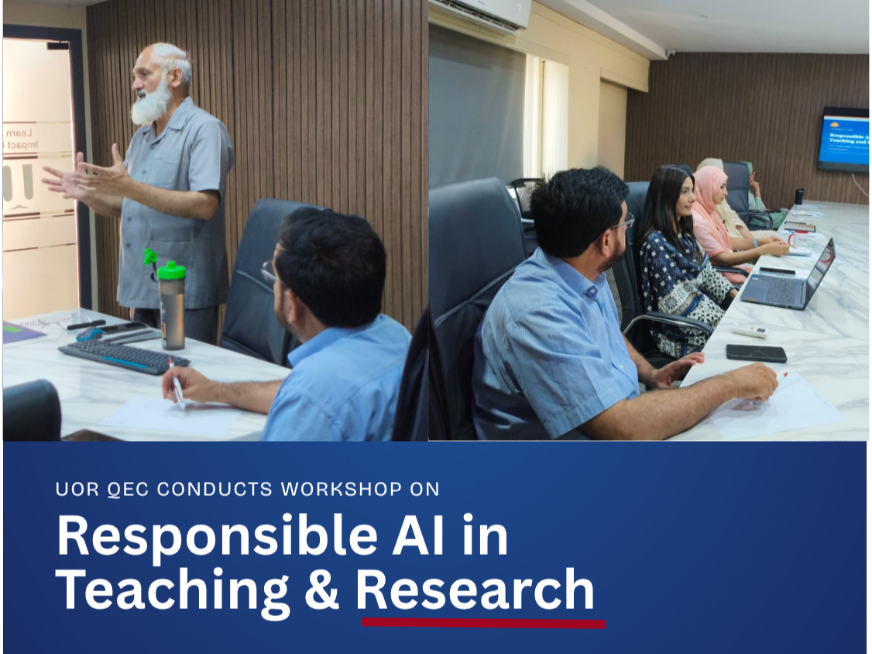 UOR QEC Conducts Workshop on Responsible AI in Teaching and Research